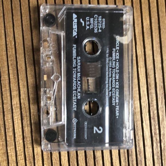 SARAH MCLACHLAN FUMBLING TOWARDS ECSTASY CASSETTE - Picture 3 of 6